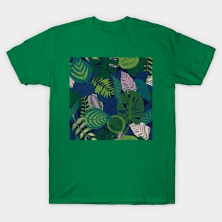 Tropical forest at night T-Shirt